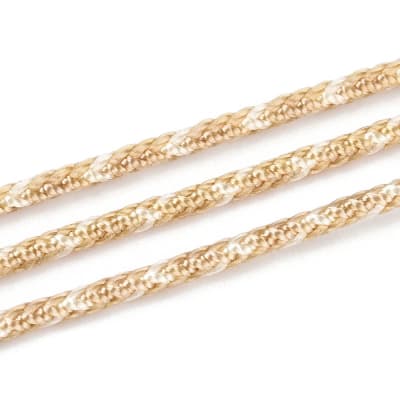 Cordón trenzado redondo 2 mm nylon / metro