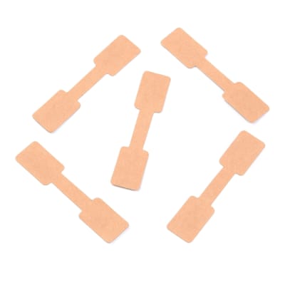 Etiqueta adhesiva rectangular para precio de papel / 100 uds