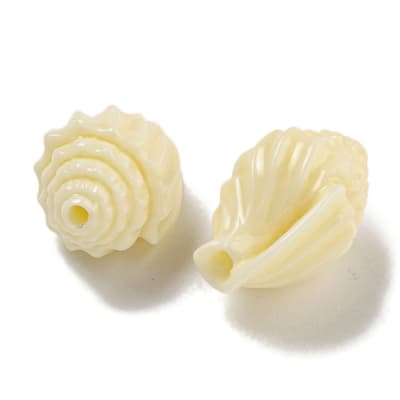 Dije pasador concha de mar caracol espiral / unidad