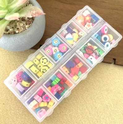 Kit figuras de cuentas de fimo surtidas