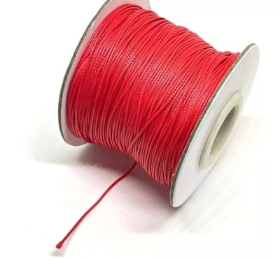 Hilo trenzado encerado piel de serpiente 0.5 mm / metro