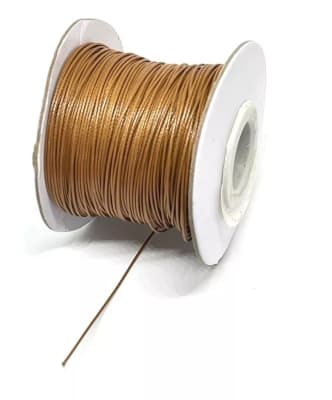 Hilo trenzado encerado piel de serpiente 0.5 mm / 5 metros
