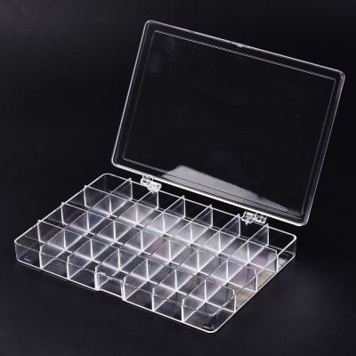 Caja organizadora 28 divisiones no extraíble 19.9x13.5 cm / unidad