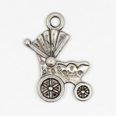 Dije colgante coche de bebé baby shower/ 5 uds