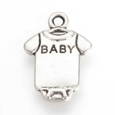 Dije colgante ropa de bebé baby shower / 5 uds