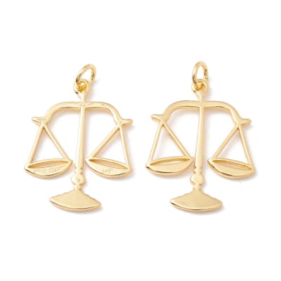 Dije colgante balanza justicia derecho abogado libra / unidad