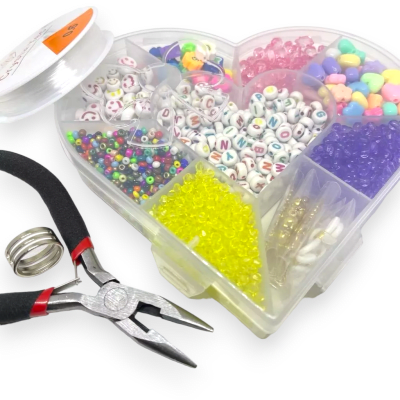 Kit completo para crear pulseras collar sujetadores