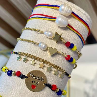 Pulsera tricolor de Venezuela VTE / unidad