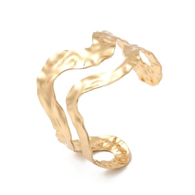 Brazalete pulsera forma de onda acero / unidad