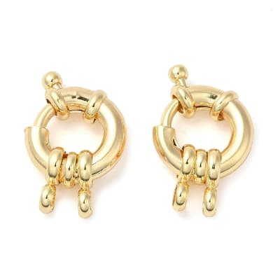 Broche timón 24.5 mm baño de oro / unidad