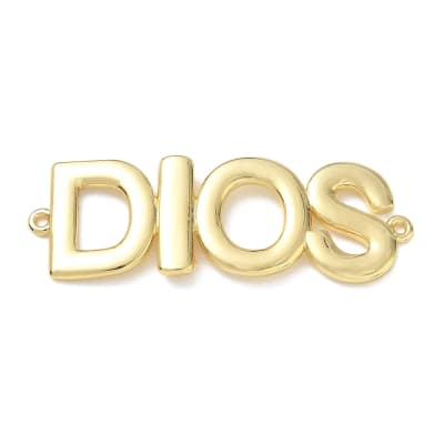 Maxi dije conector Dios 41.5 mm baño de oro / unidad