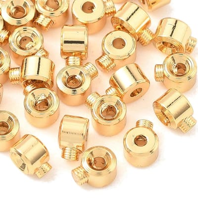 Grapa apriete posicionadora 3x2.5 mm baño oro platino / unidad