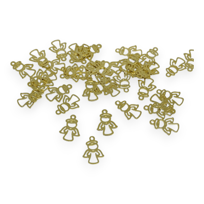 Mini Dije ángel 13x10 mm Gold-filled  / unidad