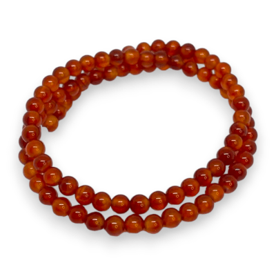 Sarta abalorios cuentas piedra cornalina / tira