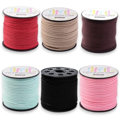 Cordón de gamuza sintética 3 mm / 5 metros