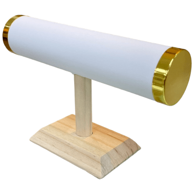 Exhibidor mostrario pulseras reloj un nivel madera eco cuero / unidad