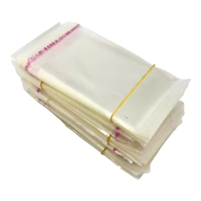 Pack de 500 bolsas celofán adhesiva 5x8 cm / 500 uds