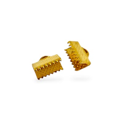 Terminal maleta gold-filled / par