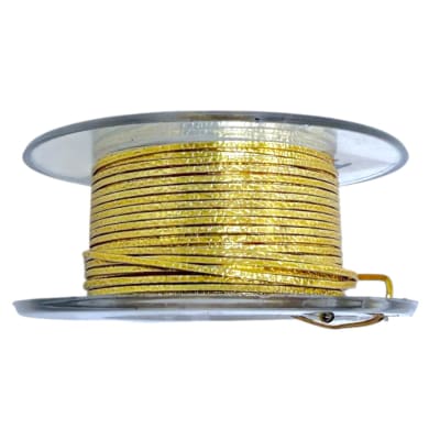 Alambre texturizado calibre 22 dorado americraft supply gold 3.5 m / rollo