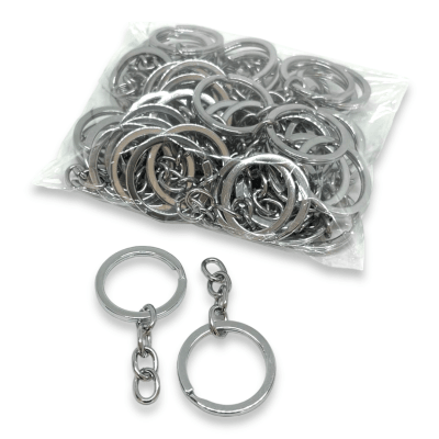 Argollas para llaveros 25 - 30 mm souvenir / 50 uds