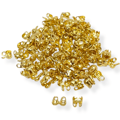Mini tapa nudos 3x4 mm Gold-filled / gramo