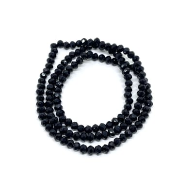 Sarta cristales 3 mm murano facetado Unicolor / tira