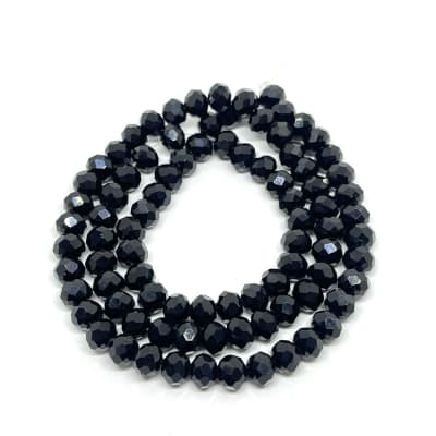 Sarta cristales 6 mm murano facetado unicolor / tira