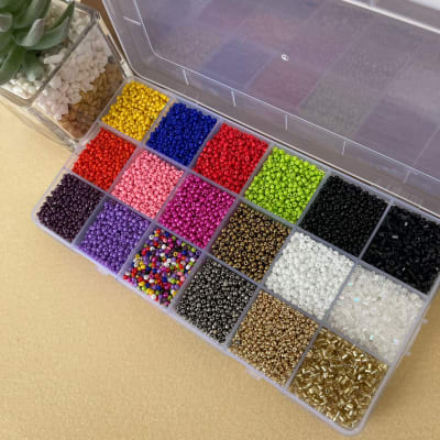 Kit mostacilla china 18 colores