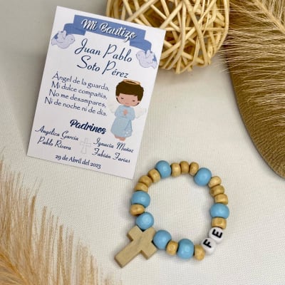 Souvenir Decenarios Fe para recuerdos de bautizo comunión / docena