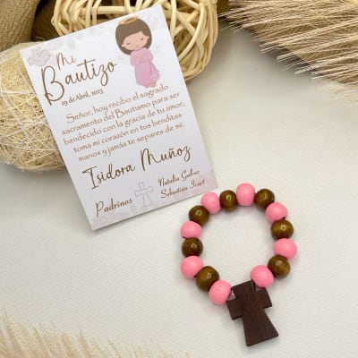 Souvenir Decenarios para recuerdos de bautizo comunión / docena