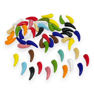 Pasador cuerno multicolor protección / 5 uds