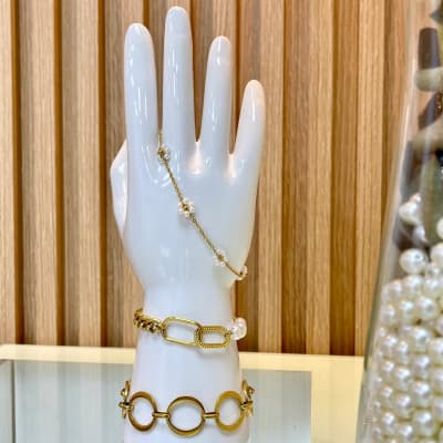 Pulsera dorada surtida VTE / unidad