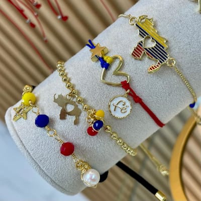 Pulseras tricolor venezuela vte / unidad