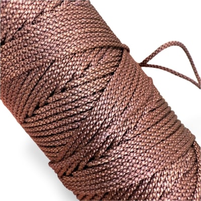 Cordón hilo colombiano trenzado terlenca 1.5 mm / rollo