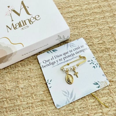 Broche de seguridad alpita perlas mini protección bebé / unidad