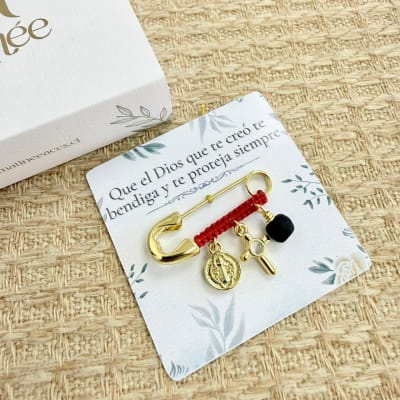 Broche de seguridad alpita tejido san benito protección bebé / unidad