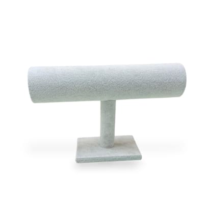 Exhibidor mostrario pulseras reloj un nivel terciopelo gris / unidad