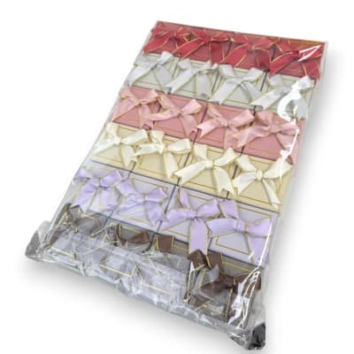 Pack 24 caja regalo cuadrada 5x5 cm surtidas / Pack