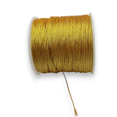 Hilo chino nylon trenzado metalizado 1 mm / metro
