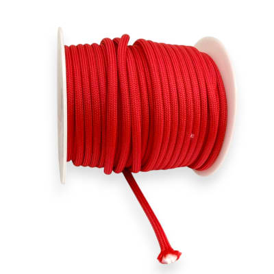 Cordón cuerda de algodón con núcleo 5 mm / metro