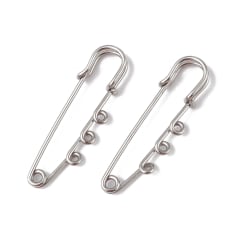 Dije broche pasador de seguridad bebé alpita plateado / unidad 0