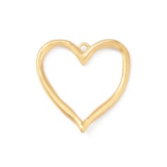 Maxi Dije colgante Silueta de Corazón 40 mm / unidad 0