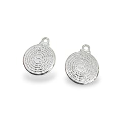 Dije colgante padre nuestro oración religioso 11 mm baño plata / unidad 0