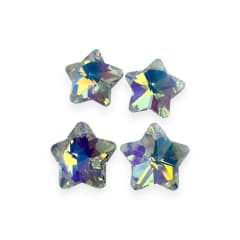 Pasador cristal chino tornasolado 13 mm estrella / unidad 0