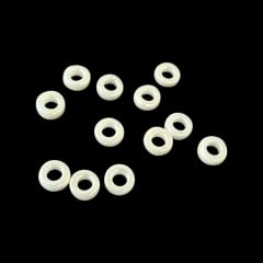 Cuentas mostacilla miyuki spacer 3x1.3 mm ivory ceylon / gramo 0