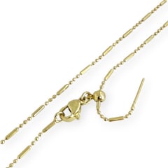 Cadena armada ajustable puntos palitos aguja baño de oro / unidad 0