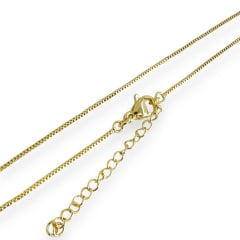 Cadena armada tejido veneciana 40 cm baño de oro / unidad 0