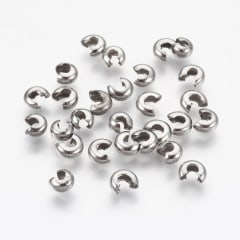 Grapas tipo C 4.5 mm acero plateado / gramo 0