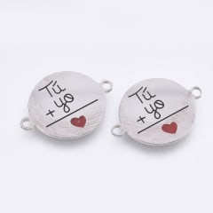 Dije conector mensaje novios tu y yo acero / unidad 0