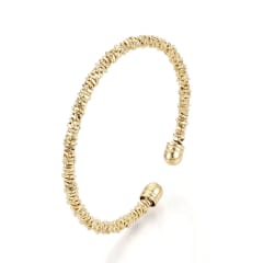 Brazalete pulsera torción baño de oro / unidad 0